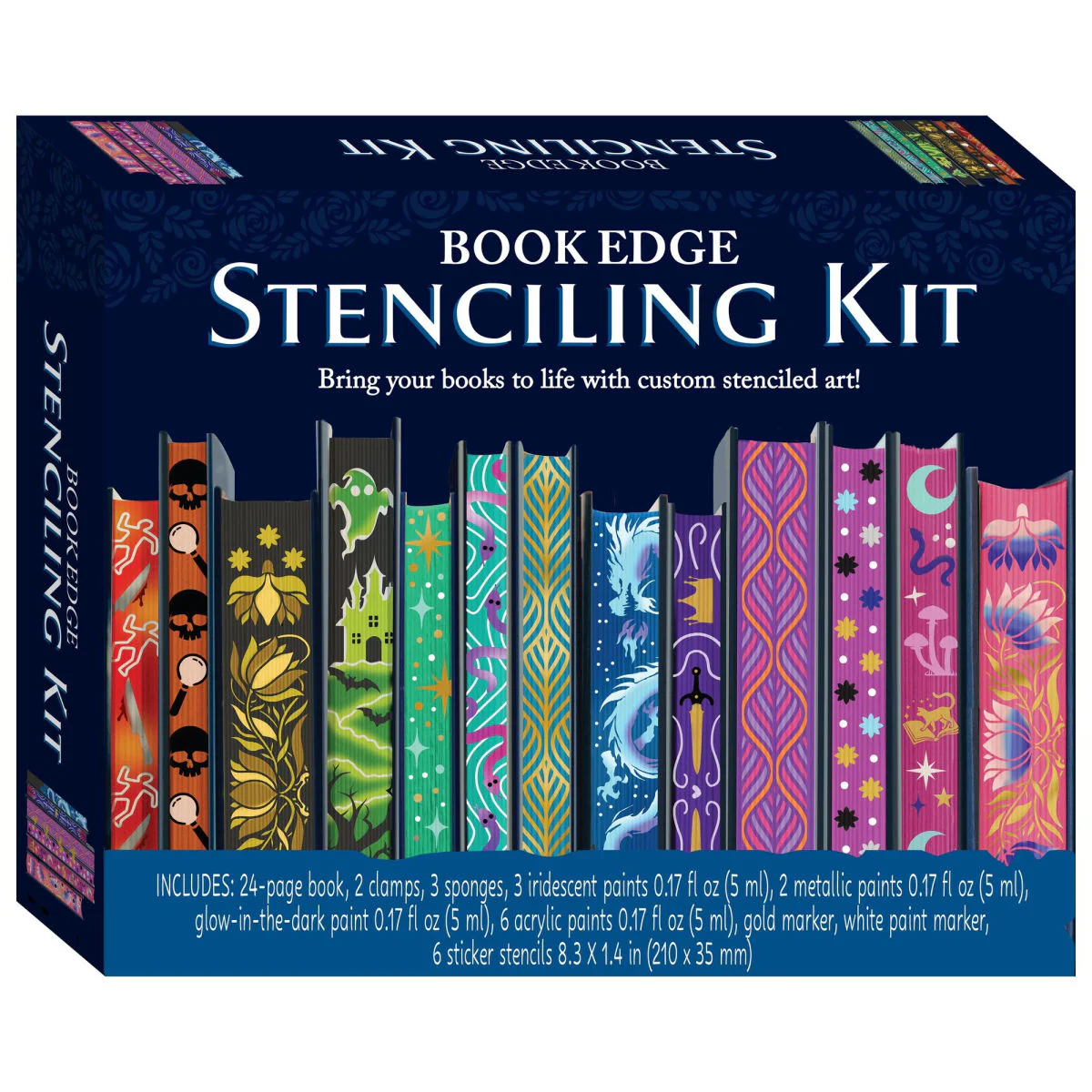 Book Edge Stenciling Kit by Hinkler