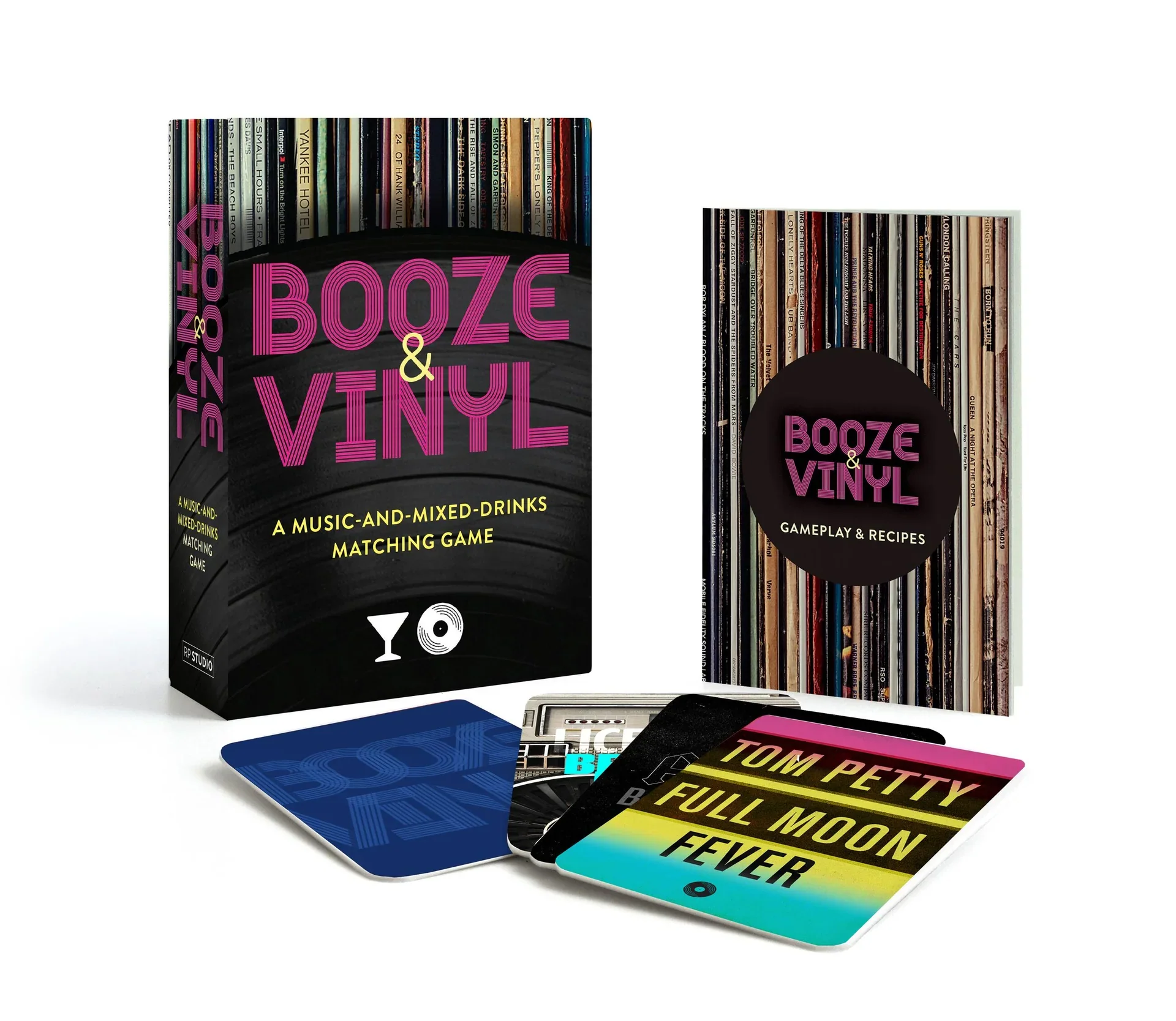 Booze & Vinyl: A Music and Mixed Drinks Matching Game
