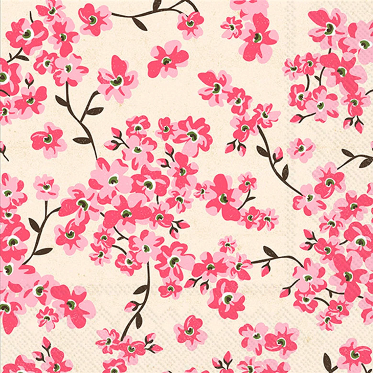Boston International - Cherry Blossoms Luncheon Napkins
