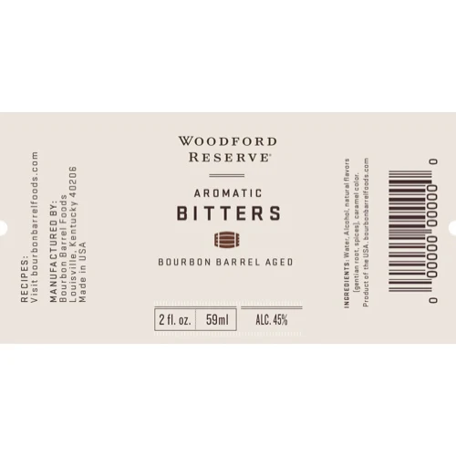 Bourbon Barrel Foods - Woodford Aged Aromatic Bitters - Image 2