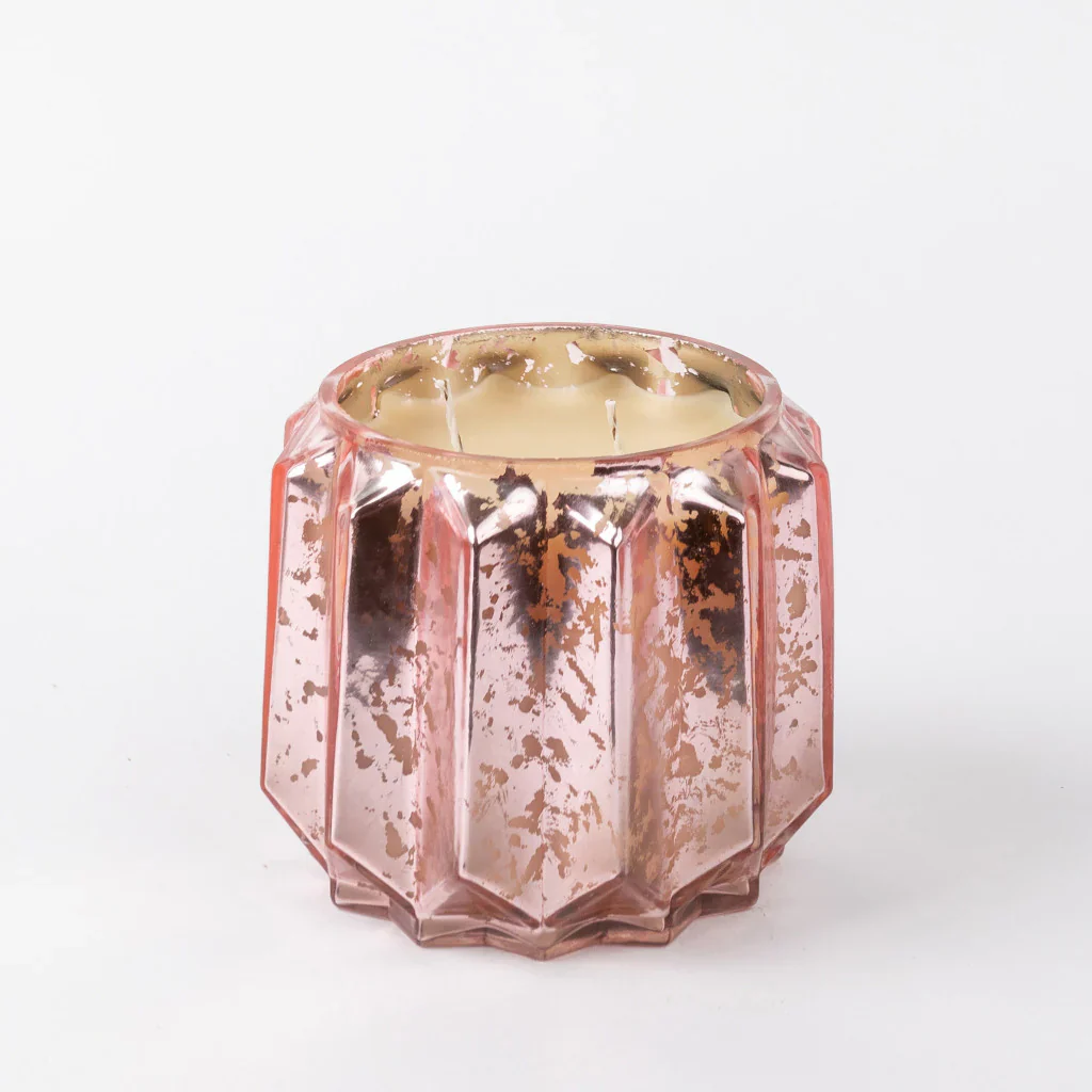 Bridgewater Candle Company - Sweet Grace Rose Gold Mercury Glass Candle - Image 3