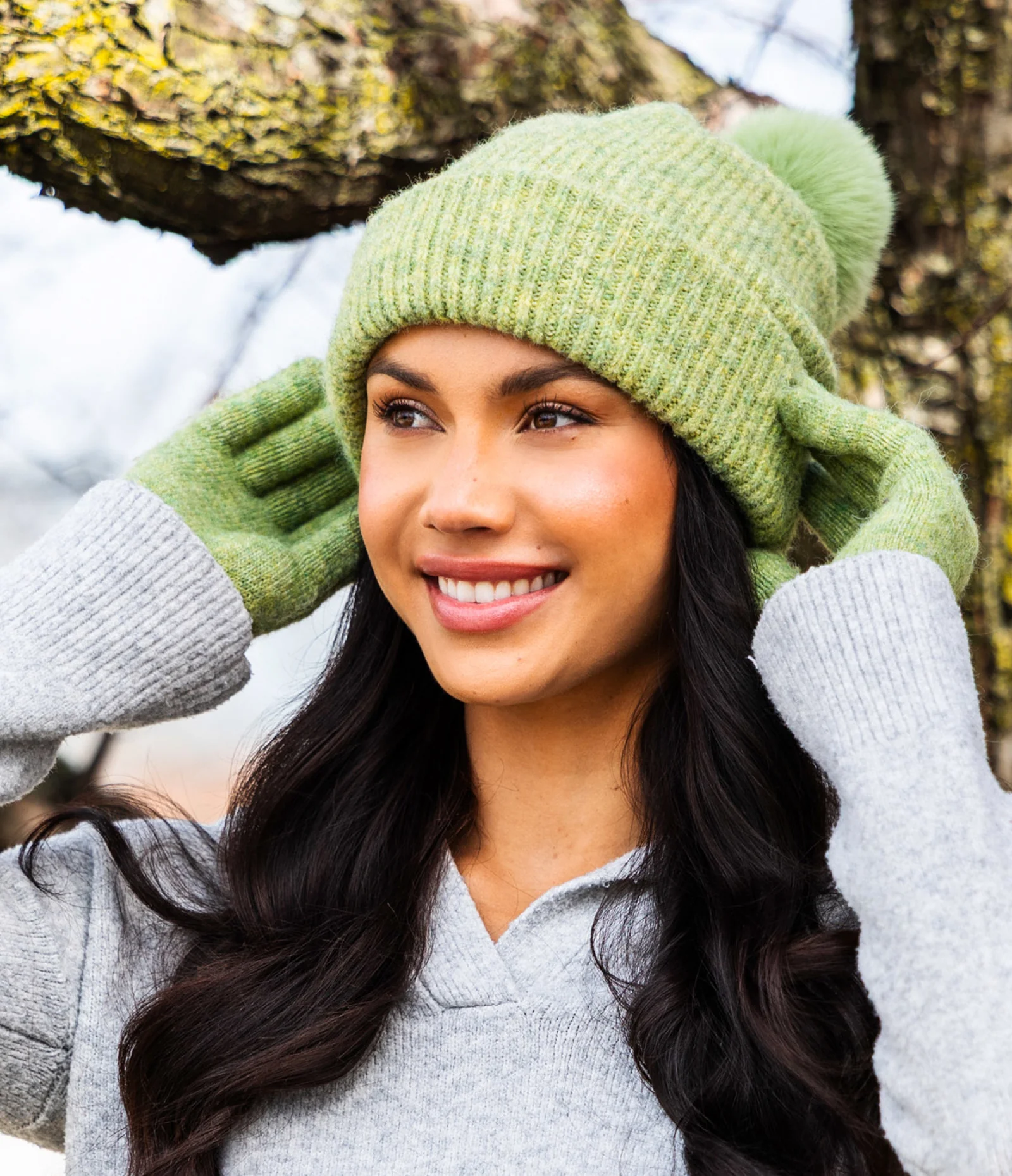 Britt's Knits - Powder Knit Ultra Soft Pom Hat - Image 6