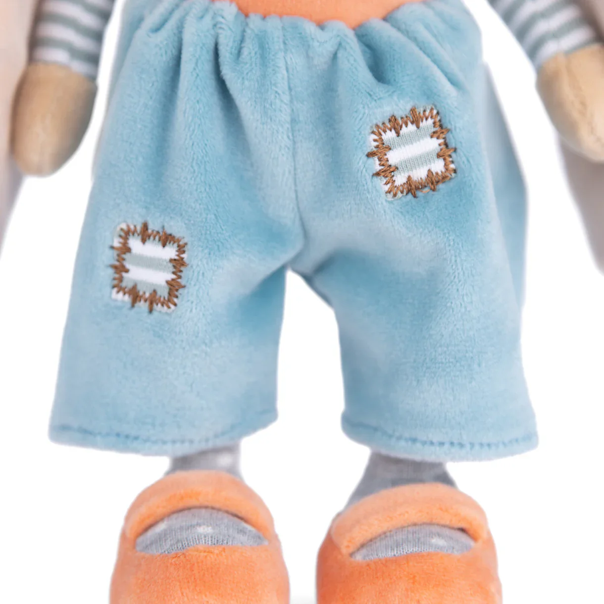 Bukowski - Little Bunny Brothers Plush Toy, Sky Blue Pants - Image 8