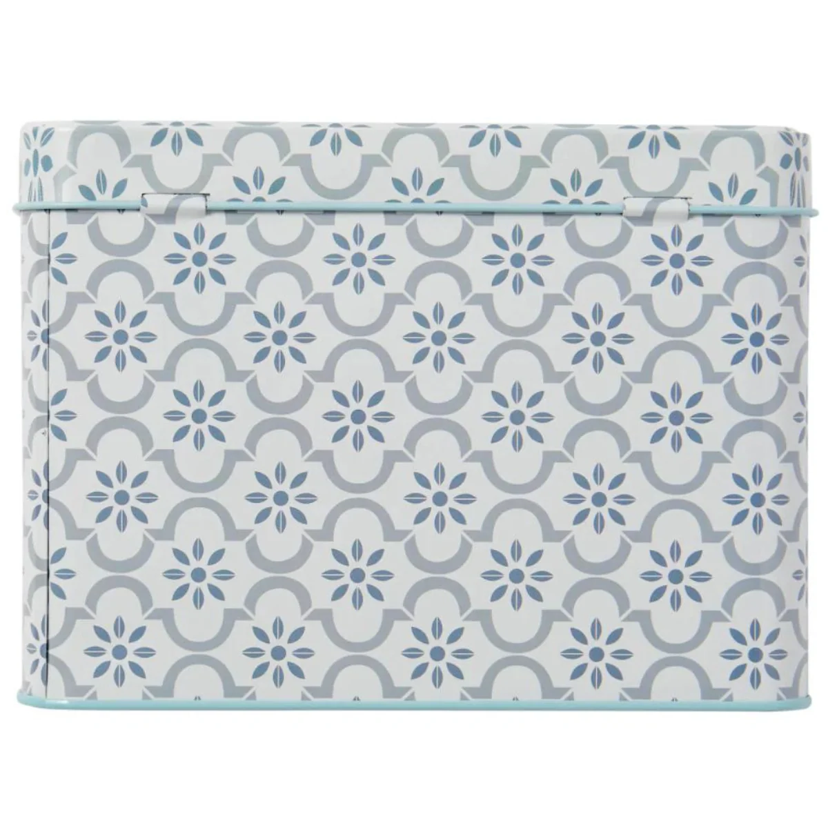 C. R. Gibson - Kitchen Recipe Tin Box, True Blue - Image 3