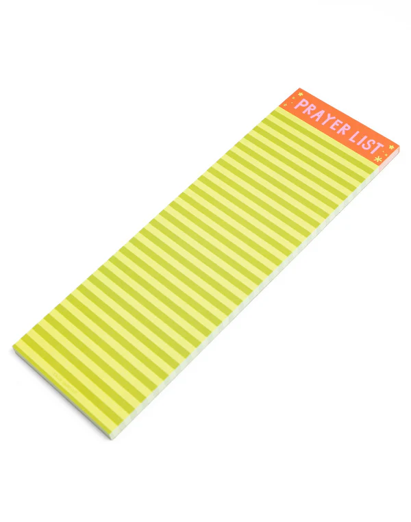 Callie Danielle - Green Striped Prayer List Notepad - Image 2