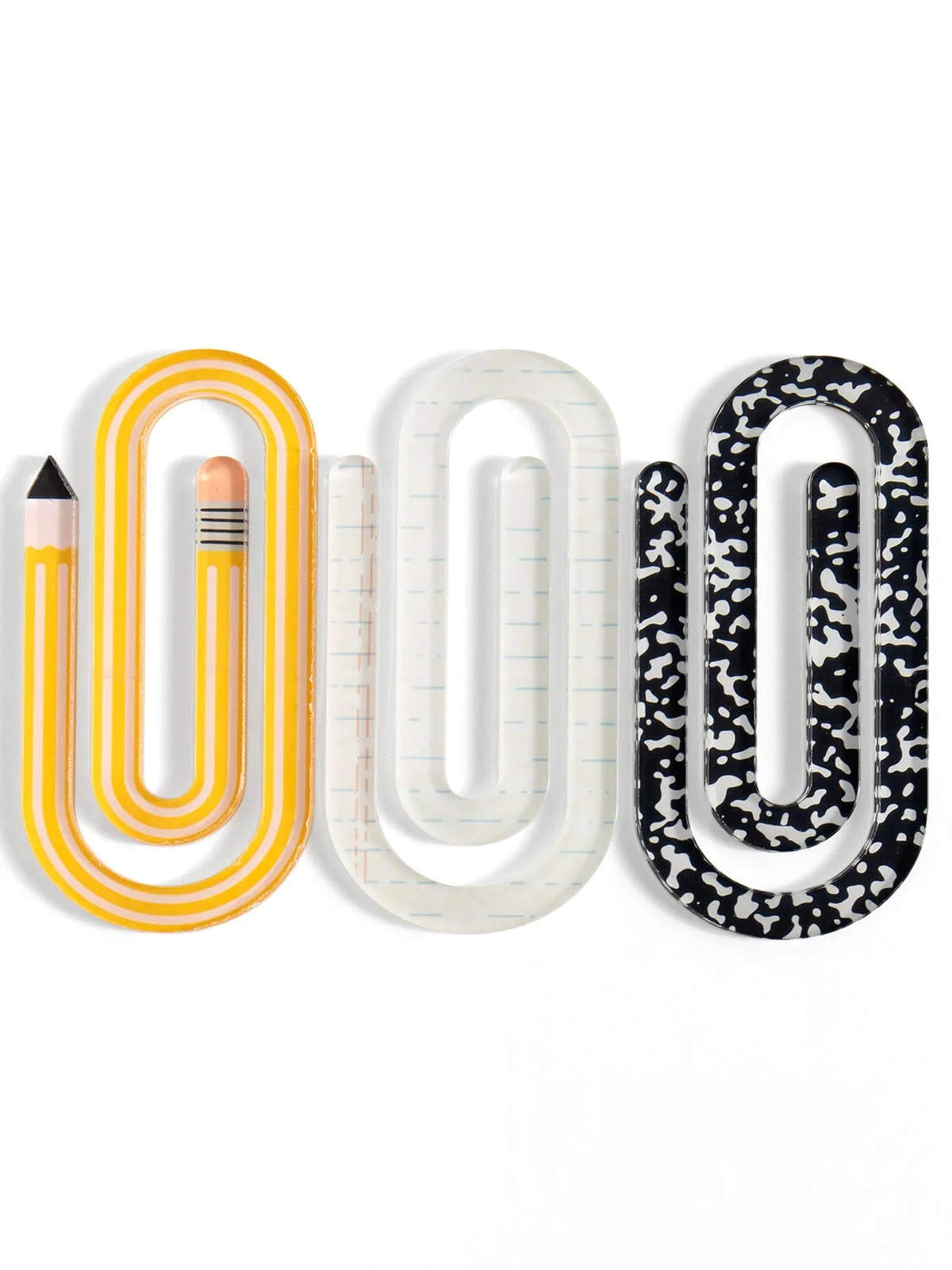 Callie Danielle - Oversized Acrylic Paper Clip Set