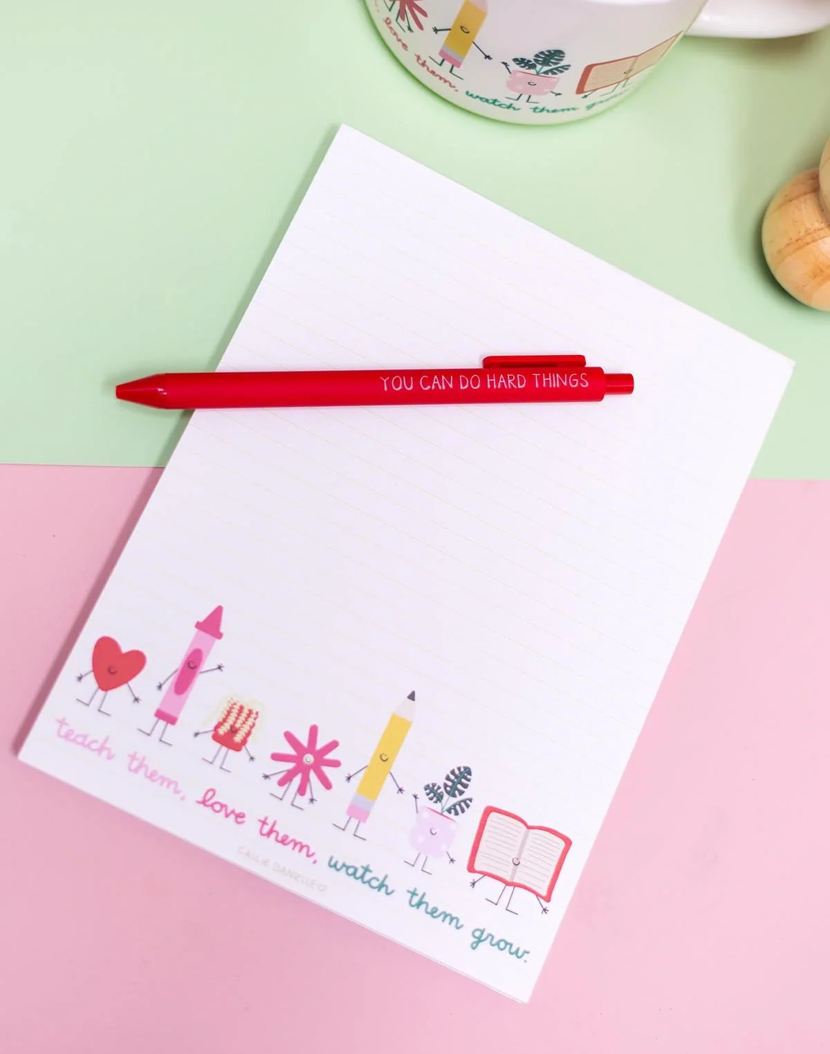 Callie Danielle - Teach Them, Love Them, Watch Them Grow Notepad - Image 2