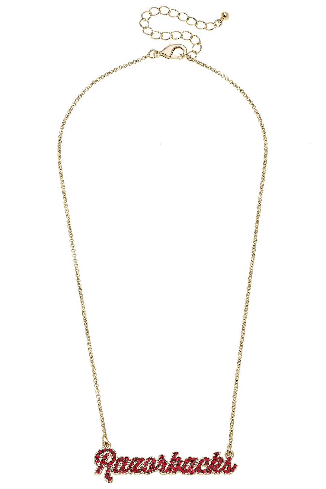 Canvas - Arkansas Razorbacks Autograph Enamel Necklace