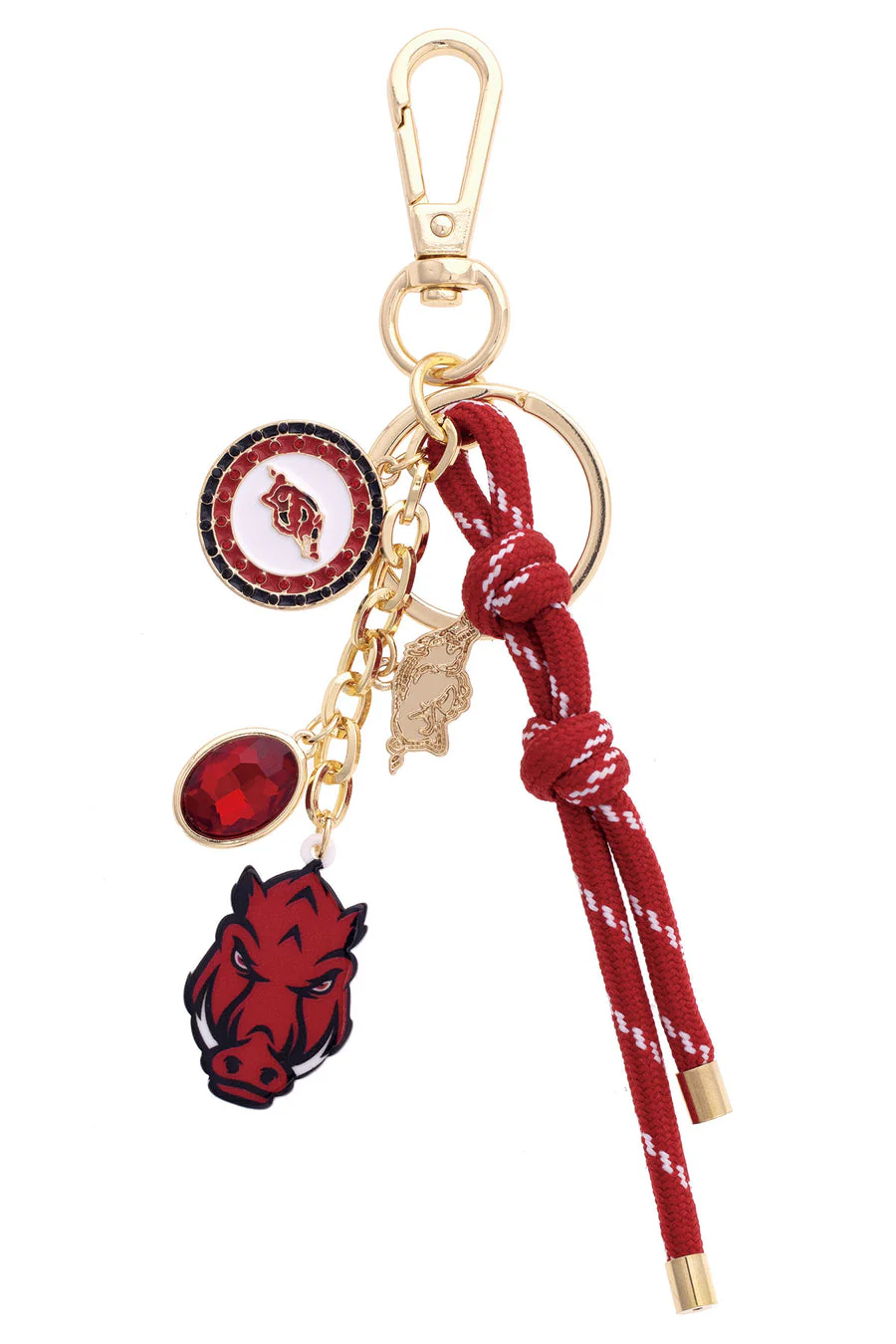 Canvas - Arkansas Razorbacks Cluster Bag Charm