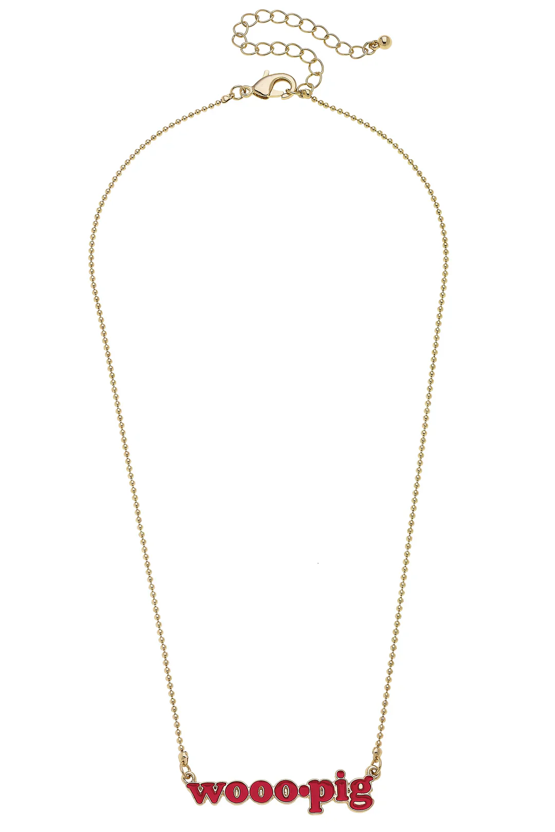 Canvas - Arkansas Razorbacks WooPig Necklace
