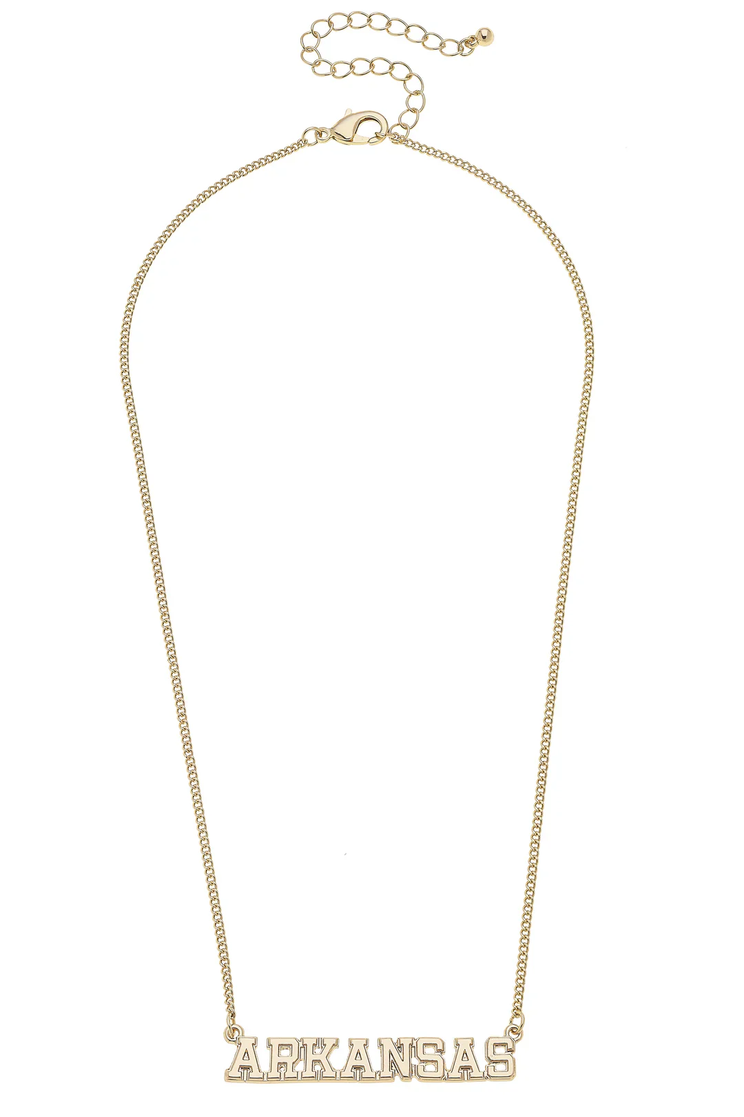 Canvas - Arkansas Varsity Outline Necklace