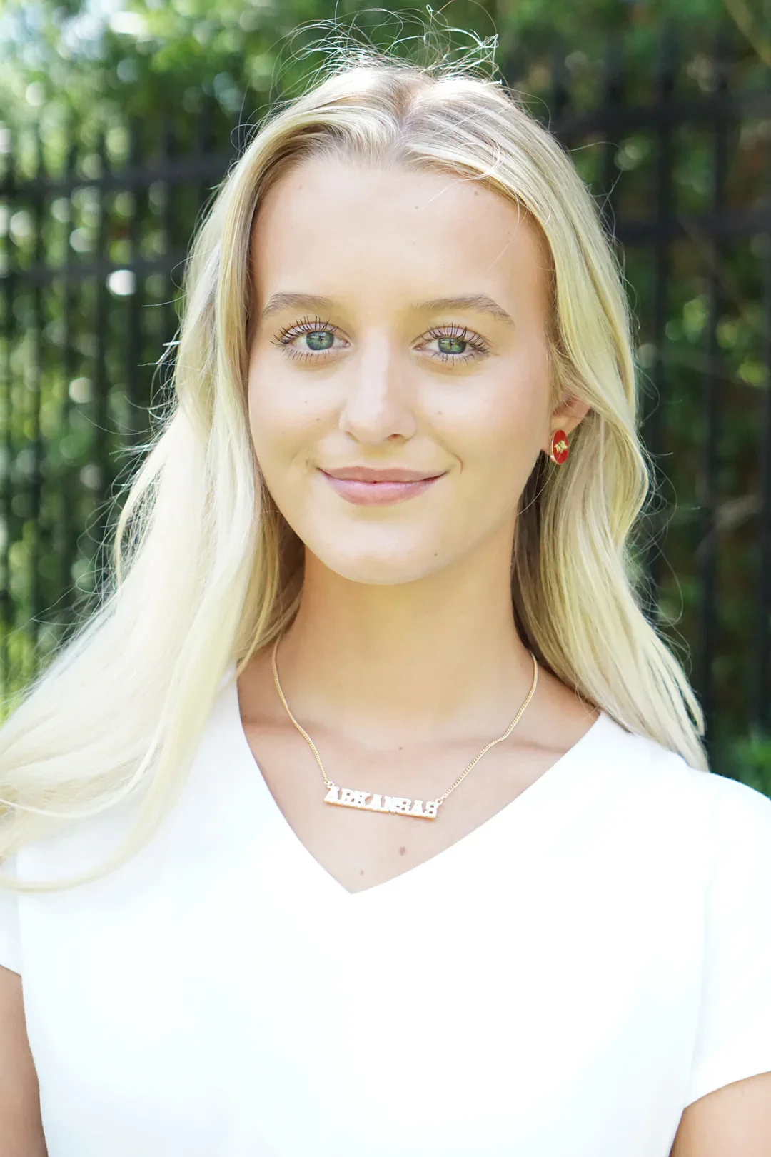 Canvas - Arkansas Varsity Outline Necklace - Image 2