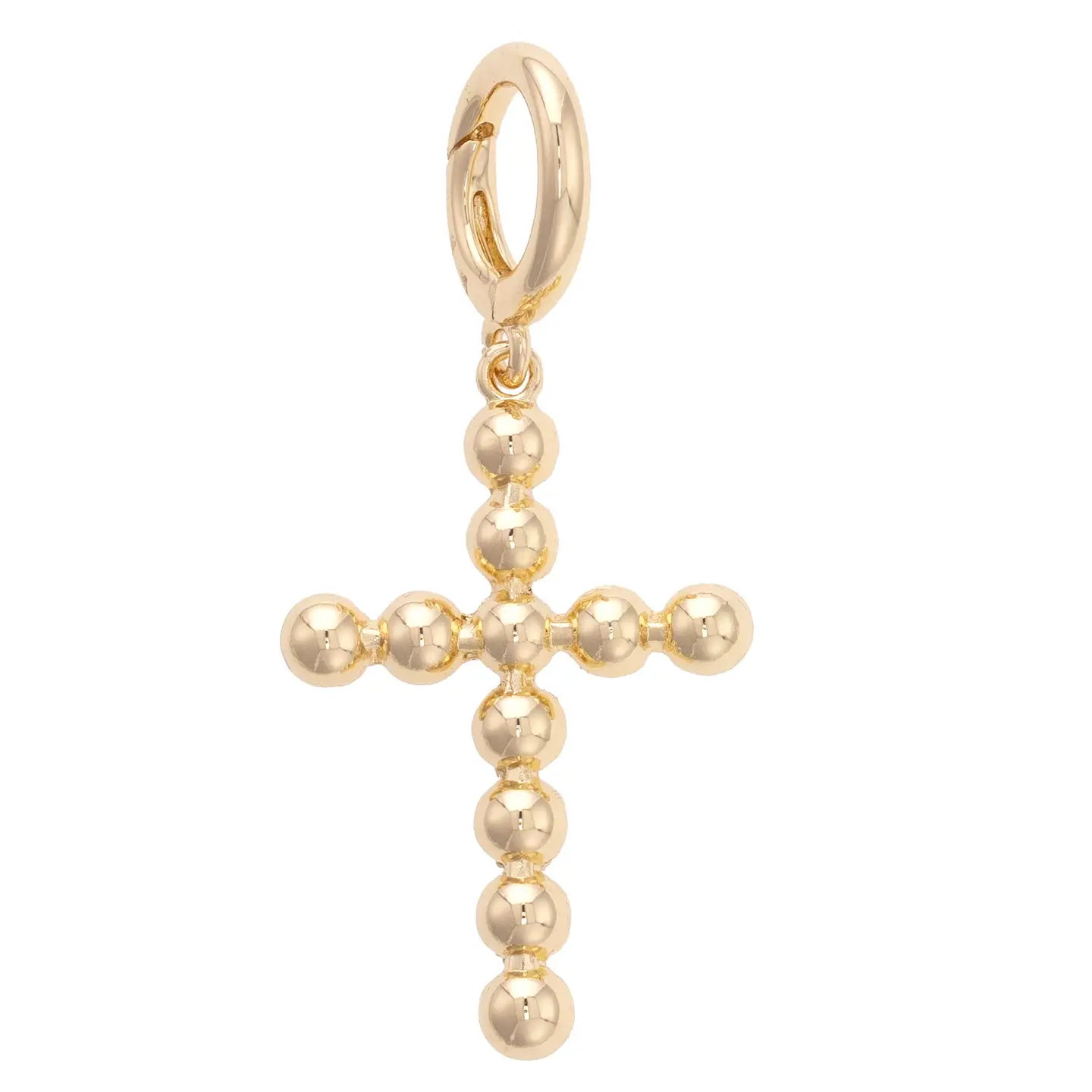 Canvas - Beaded Cross Charm
