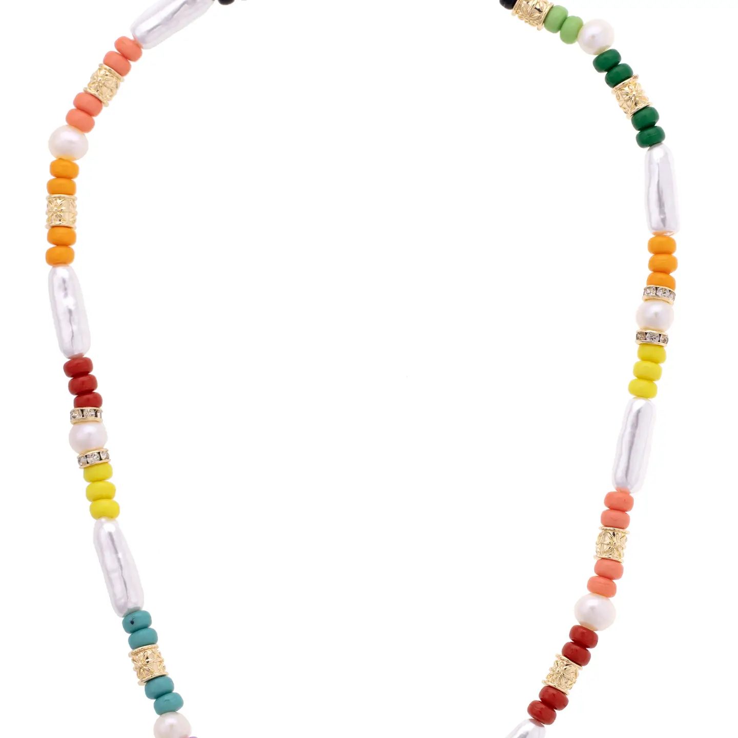 Canvas - Lydia Pearl & Rainbow Beaded Necklace - Image 2