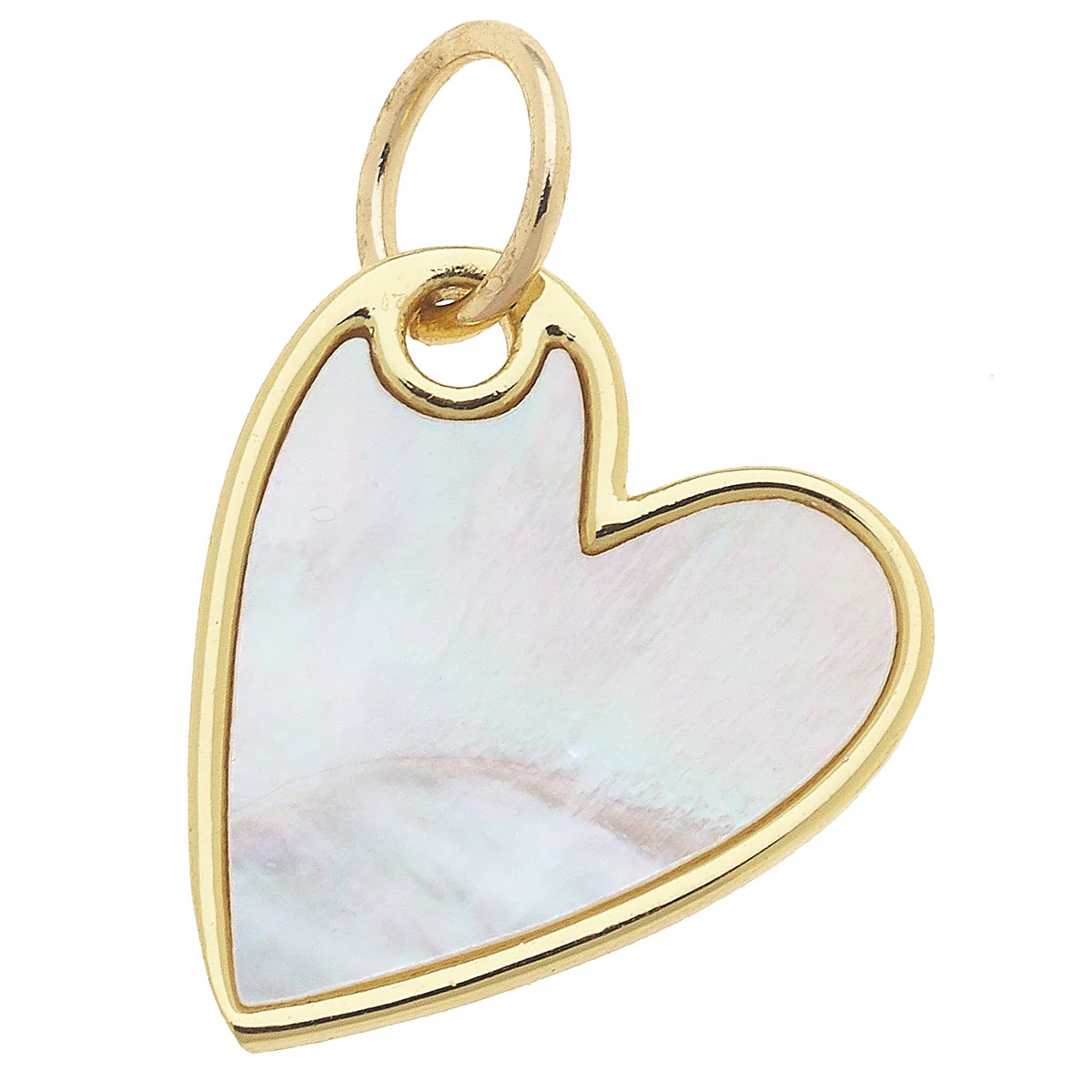 Canvas - Mother of Pearl Heart Charm