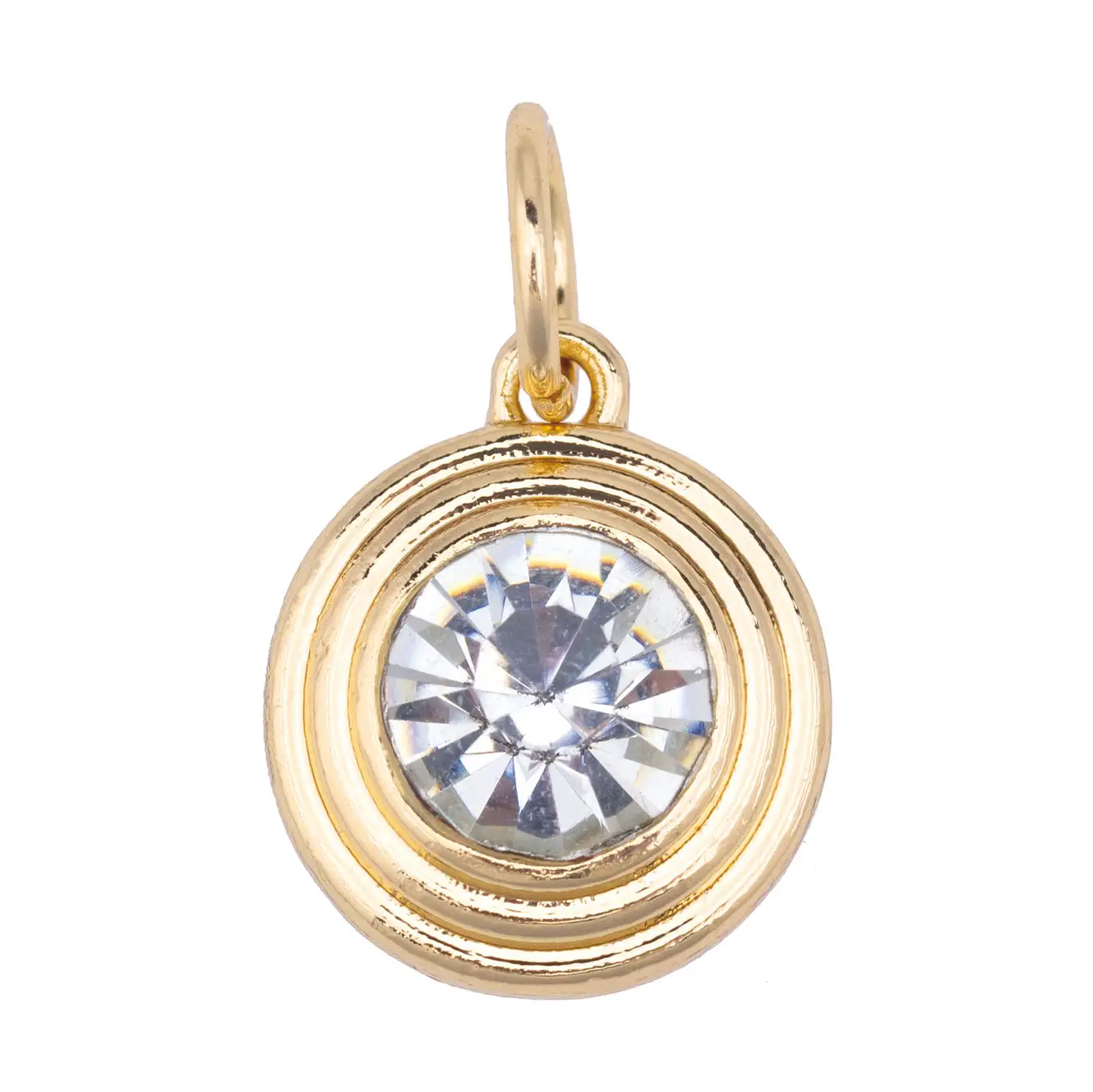 Canvas - Rhinestone Bezel Charm