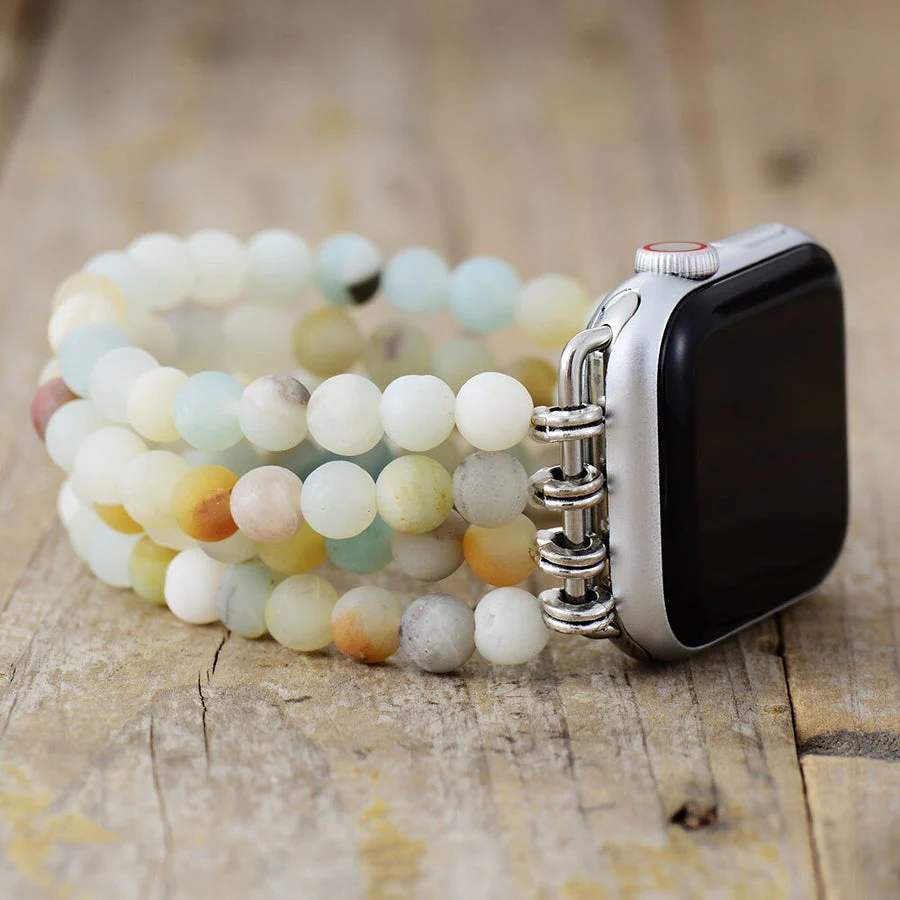Cape Diablo - Apple Watch Strap, Stretch Amazonite Jasper - Image 3