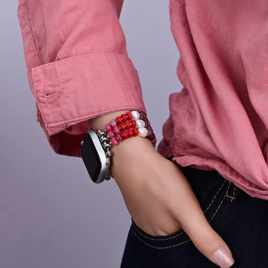 Cape Diablo - Apple Watch Strap, Stretch Blush Beam Stone - Image 3