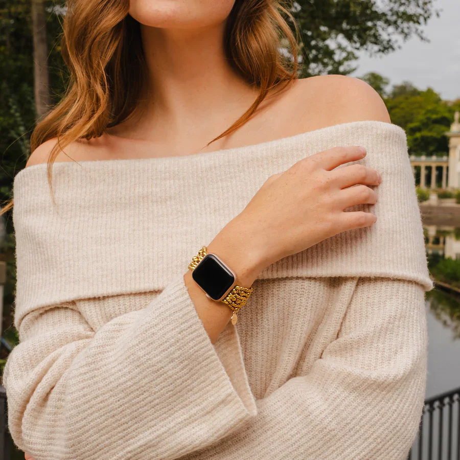 Cape Diablo - Apple Watch Strap, Stretch Golden Demure - Image 2
