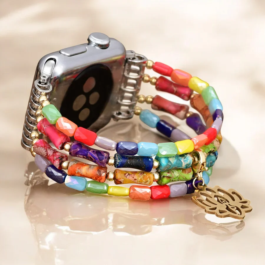 Cape Diablo - Apple Watch Strap, Stretch Lotus Chakra - Image 2
