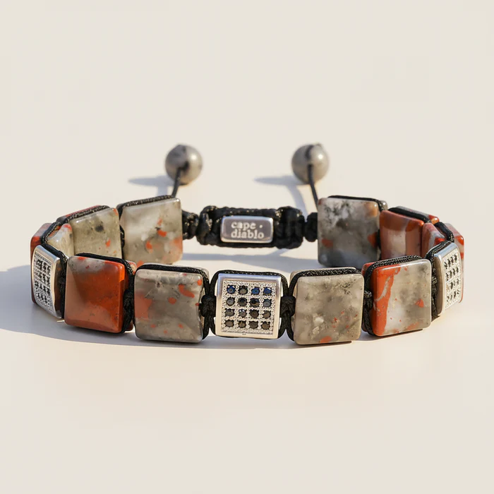 Cape Diablo - Men's Bracelet, African Bloodstone