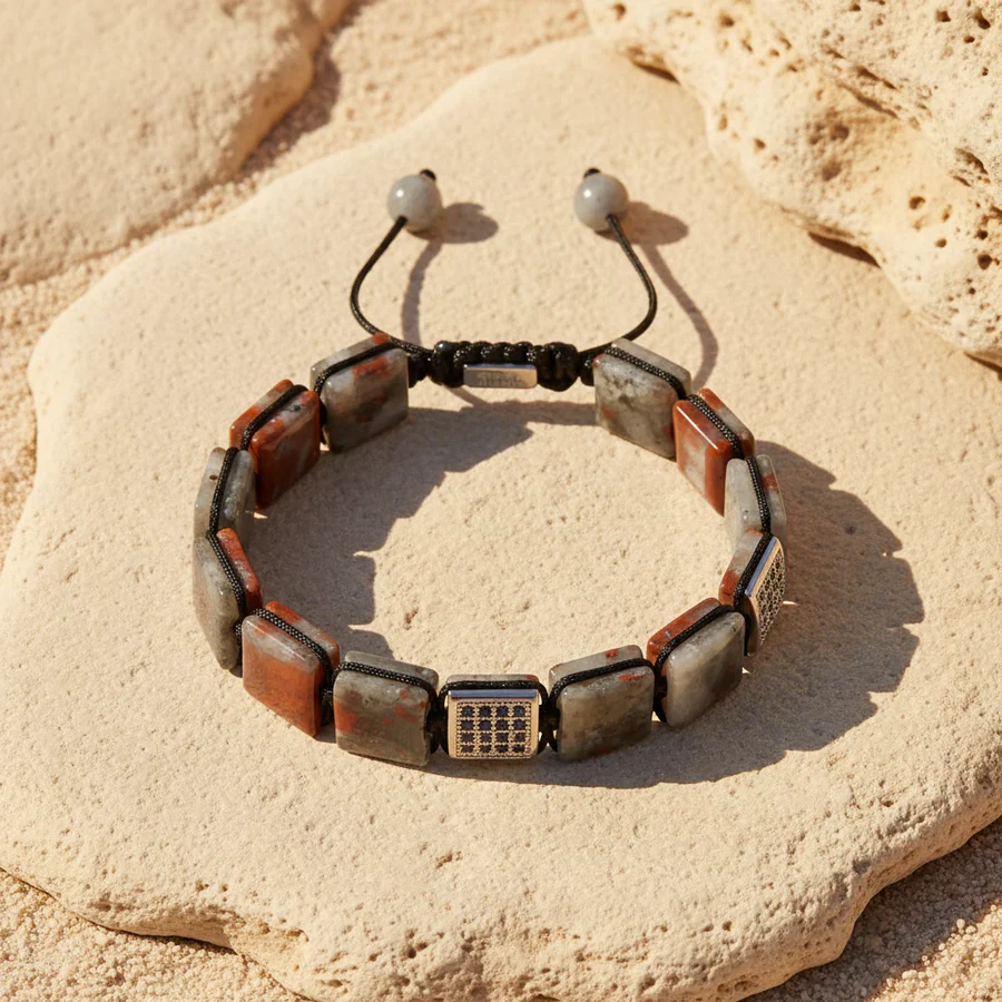 Cape Diablo - Men's Bracelet, African Bloodstone - Image 2