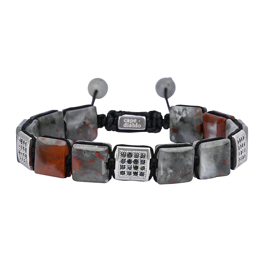 Cape Diablo - Men's Bracelet, African Bloodstone - Image 4