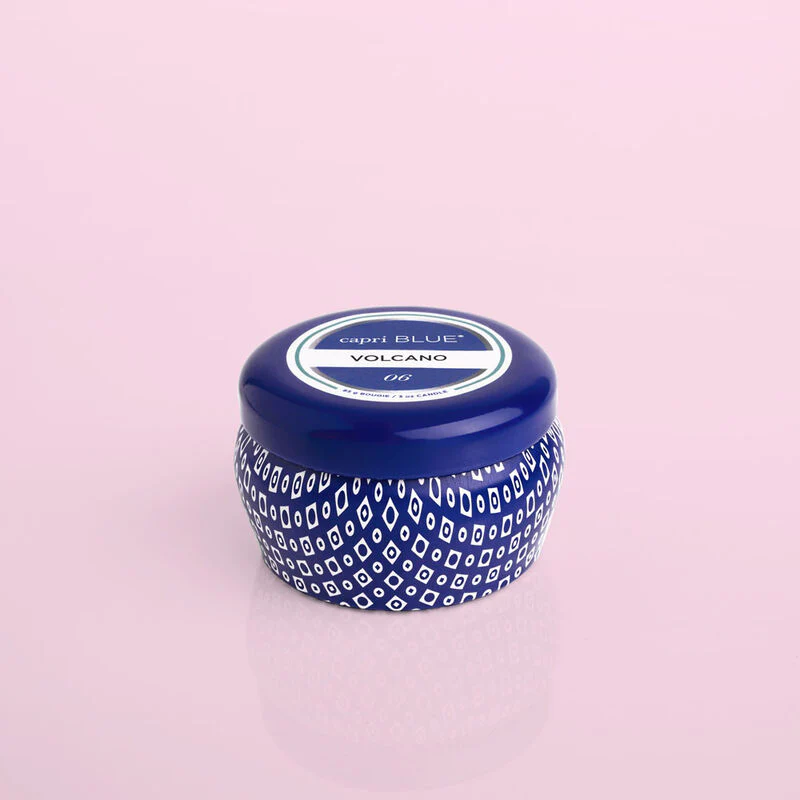 Capri Blue - Volcano Signature Blue Mini Tin Candle