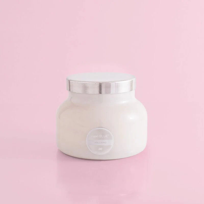 Capri Blue - Volcano Signature White Jar Candle