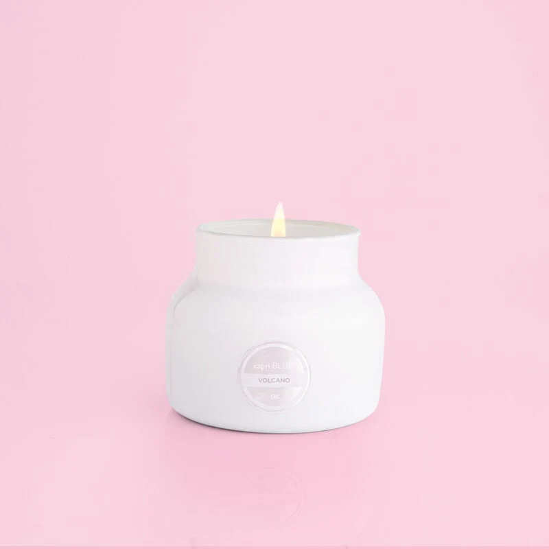 Capri Blue - Volcano Signature White Petite Jar Candle - Image 3