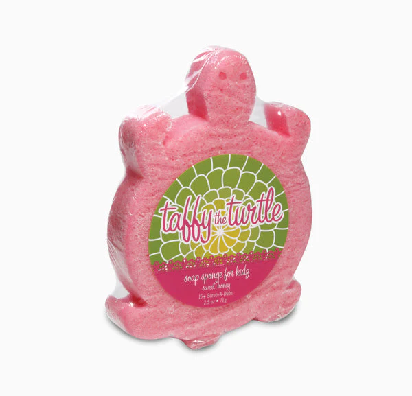 Caren - Taffy the Pink Turtle Soap Sponge - Image 2