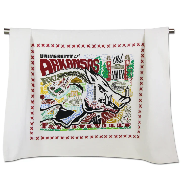 Catstudio - University of Arkansas Dish Towel