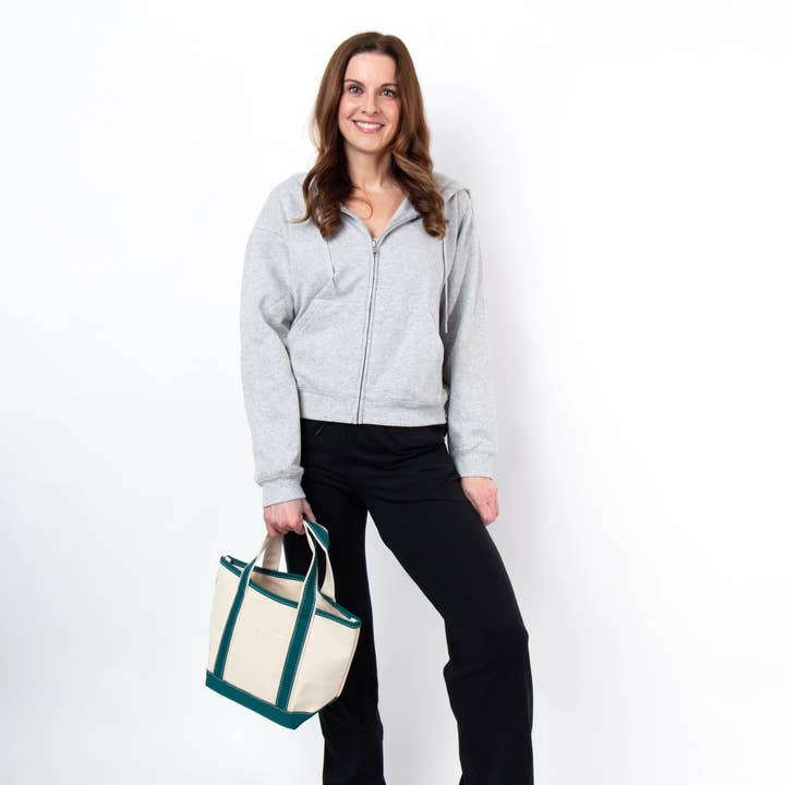 CB Station - Handy Open Top Tote, Teal - Image 3