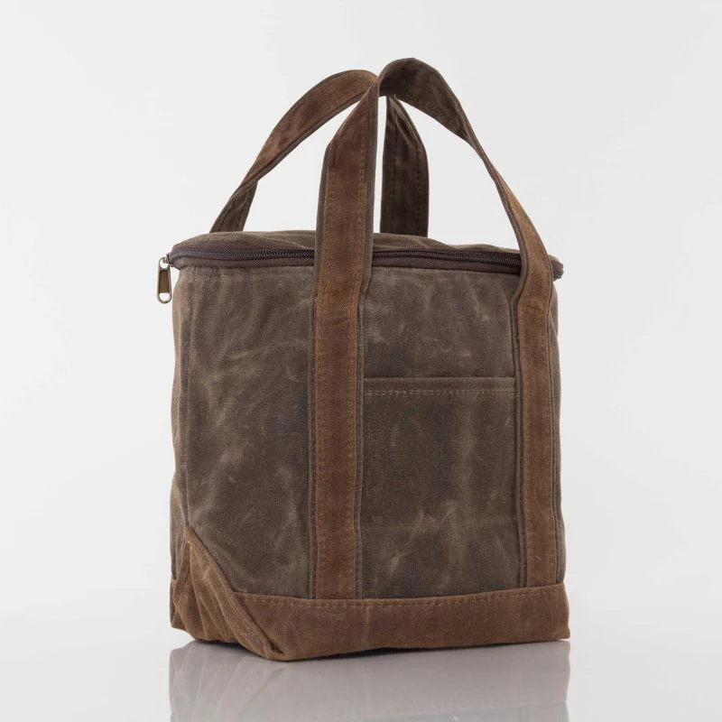 CB Station - Waxed Small Lunch Cooler, Olive - Image 2