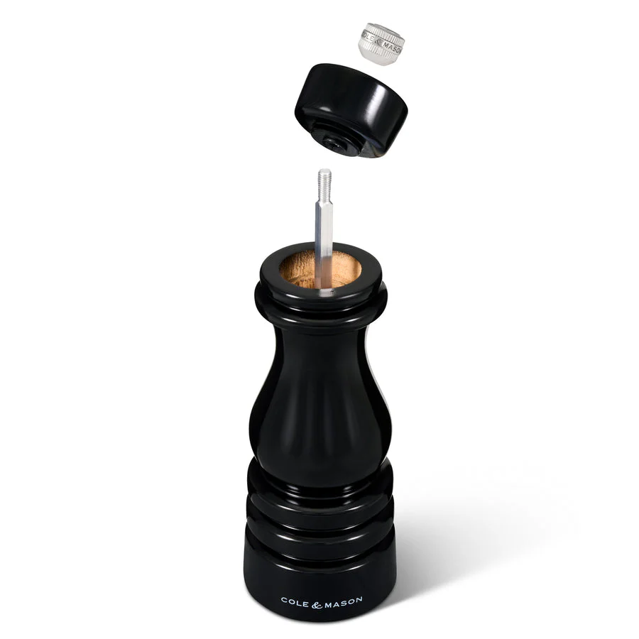 Cole & Mason - London Black Gloss Salt & Pepper Mills - Image 4