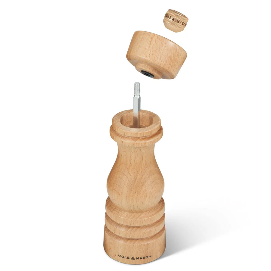 Cole & Mason - London Natural Beech Salt & Pepper Mills - Image 4
