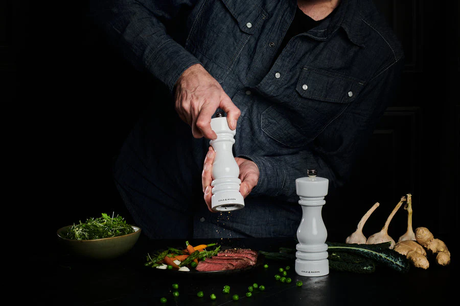 Cole & Mason - London White Gloss Salt & Pepper Mill