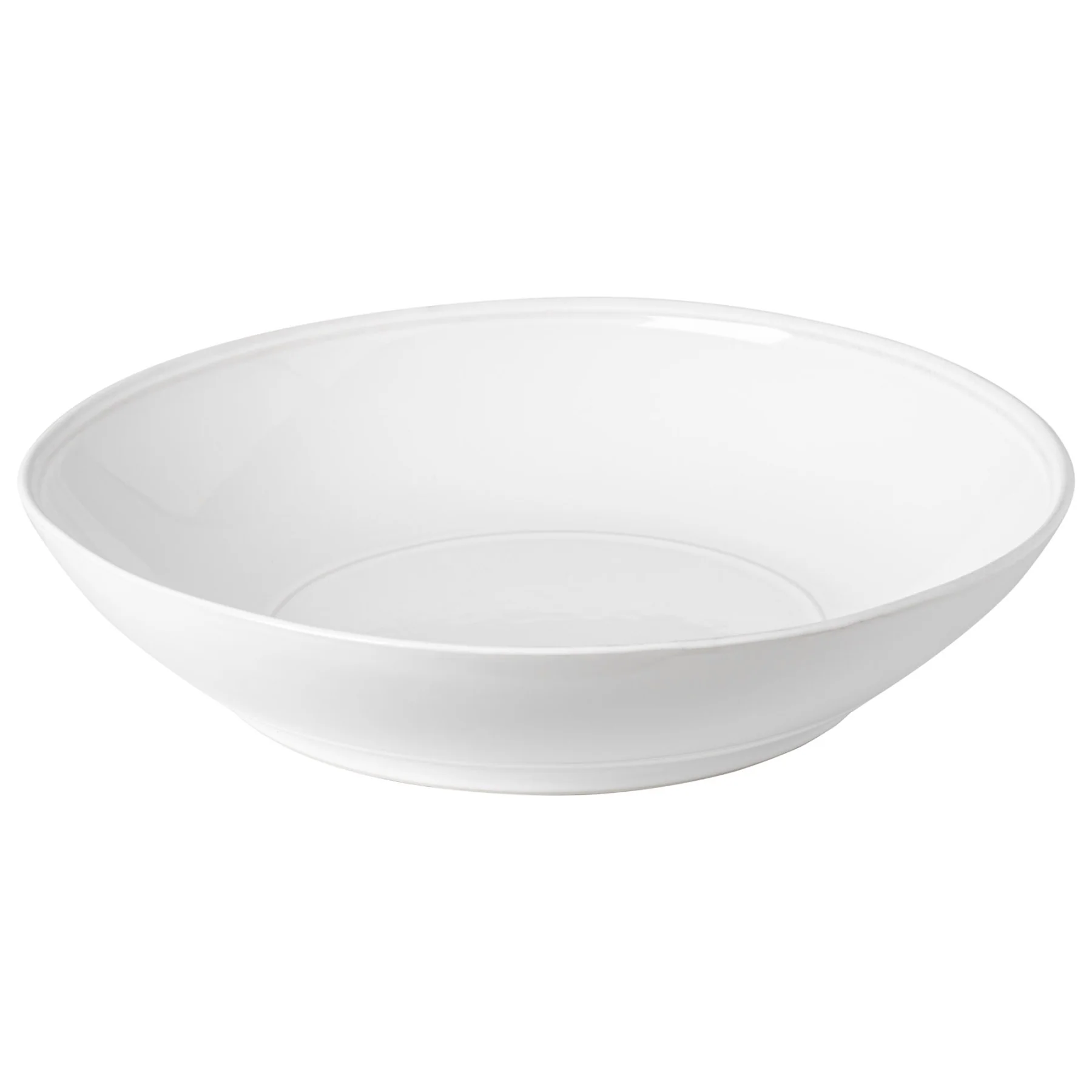 Costa Nova - Friso Shallow Serving Bowl, White - Image 3