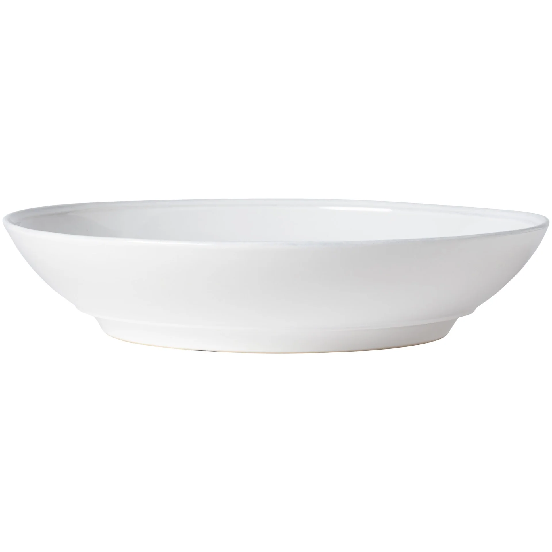 Costa Nova - Friso Shallow Serving Bowl, White - Image 4