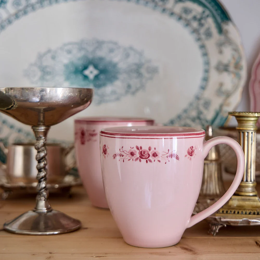 Costa Nova - Vila Mug, Pink & Red - Image 2