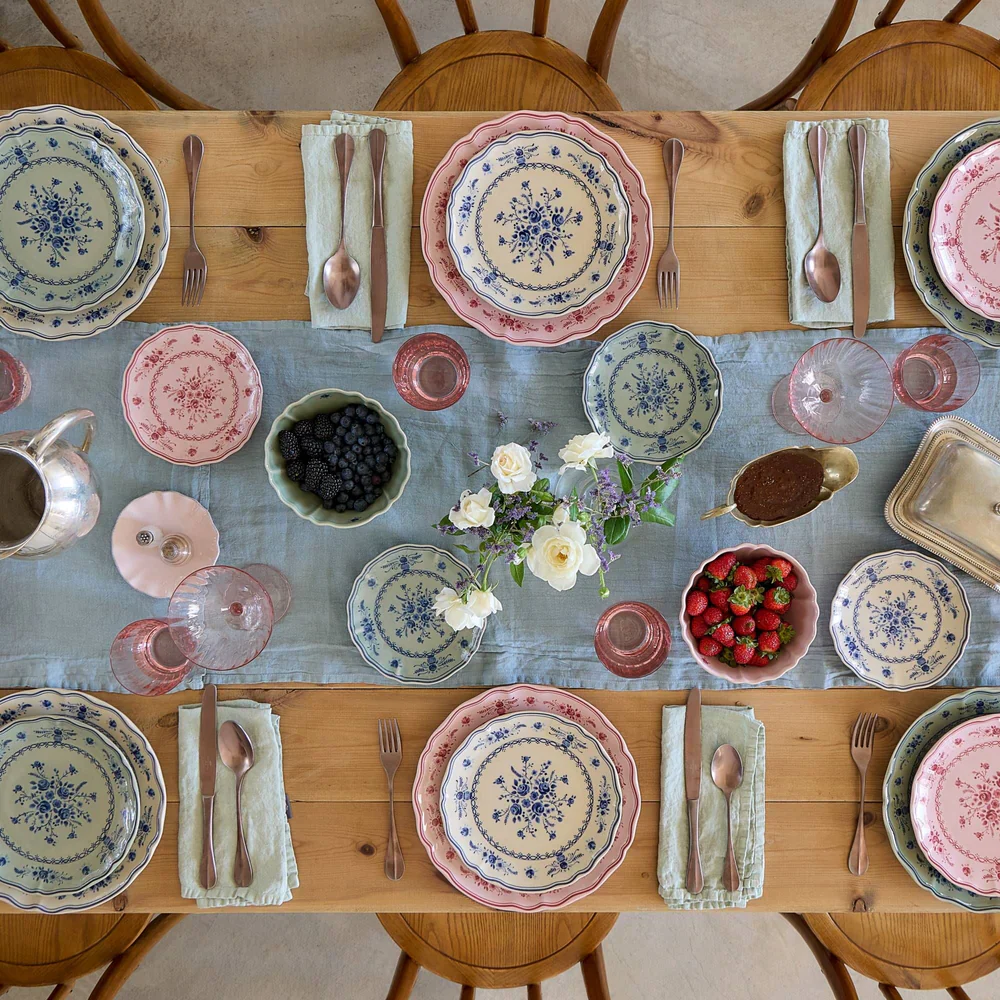Costa Nova - Vila Salad Plate, Red & Pink - Image 5
