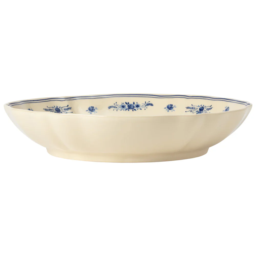 Costa Nova - Vila Serving Bowl, Beige & Blue - Image 2