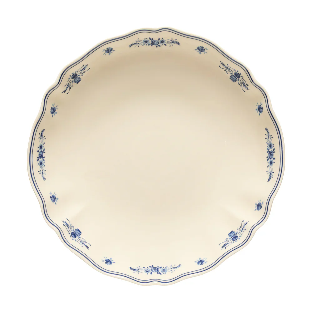 Costa Nova - Vila Serving Bowl, Beige & Blue - Image 3