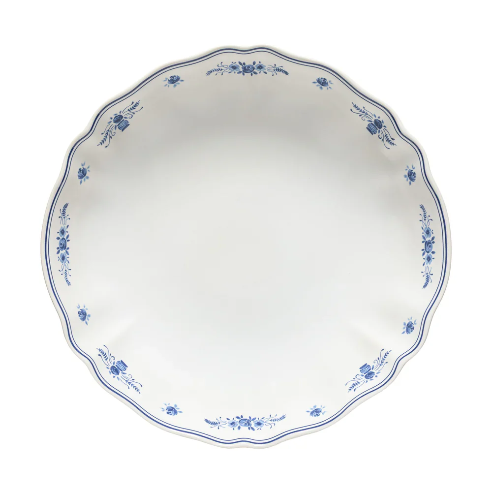 Costa Nova - Vila Serving Bowl, White & Blue - Image 3