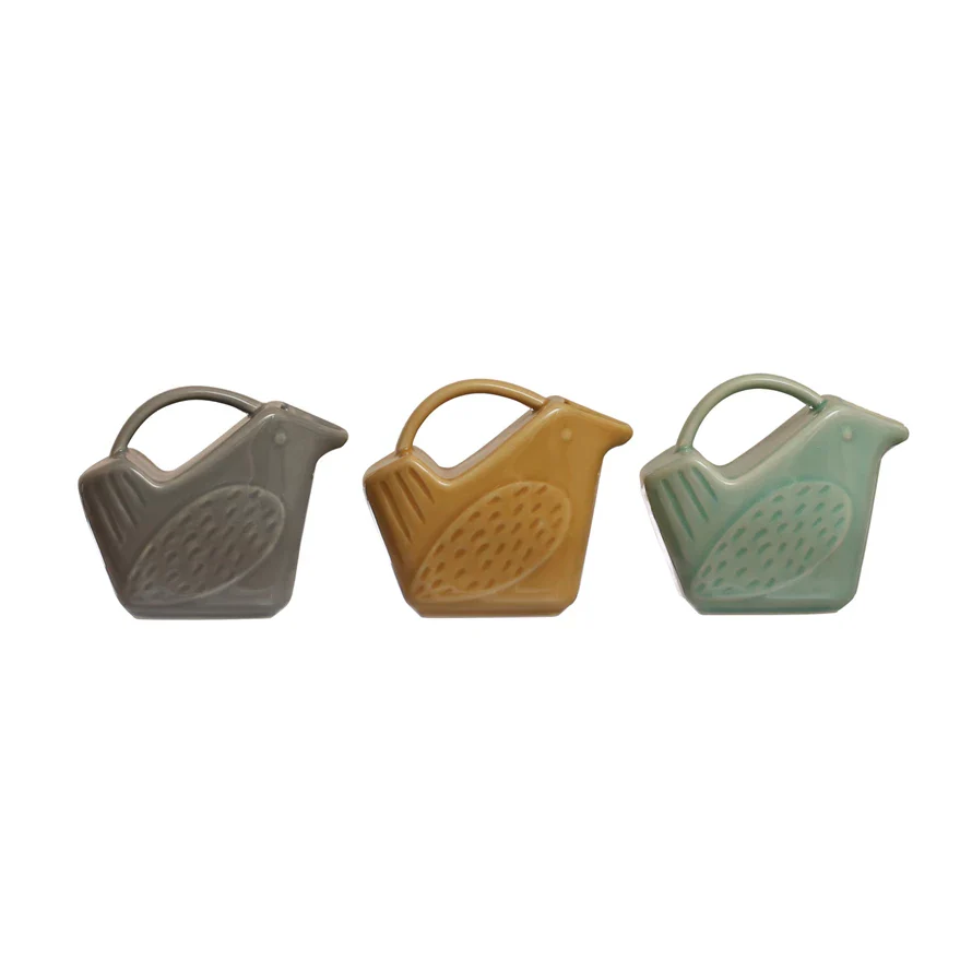 Creative Co-op - Bird Shaped Stoneware Creamer