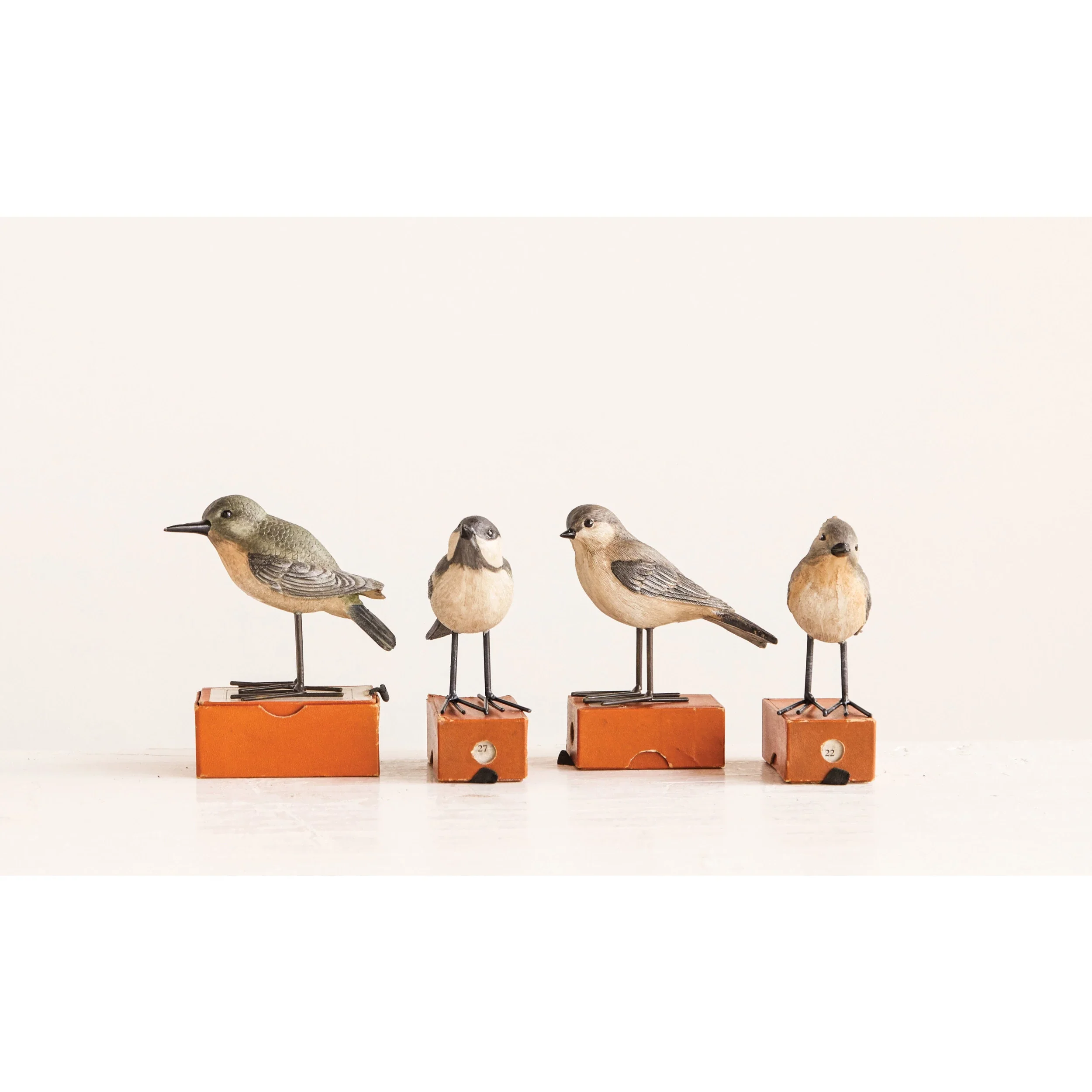Creative Co-op - Bird with Metal Feet