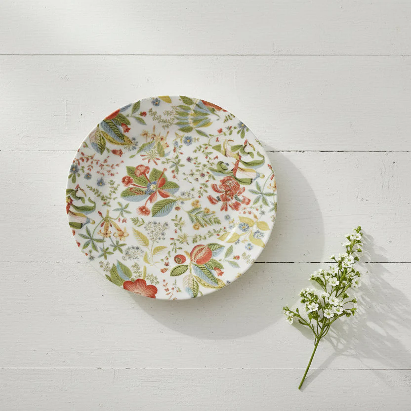 Creative Co-op - Botanical Stoneware Plate - Image 5