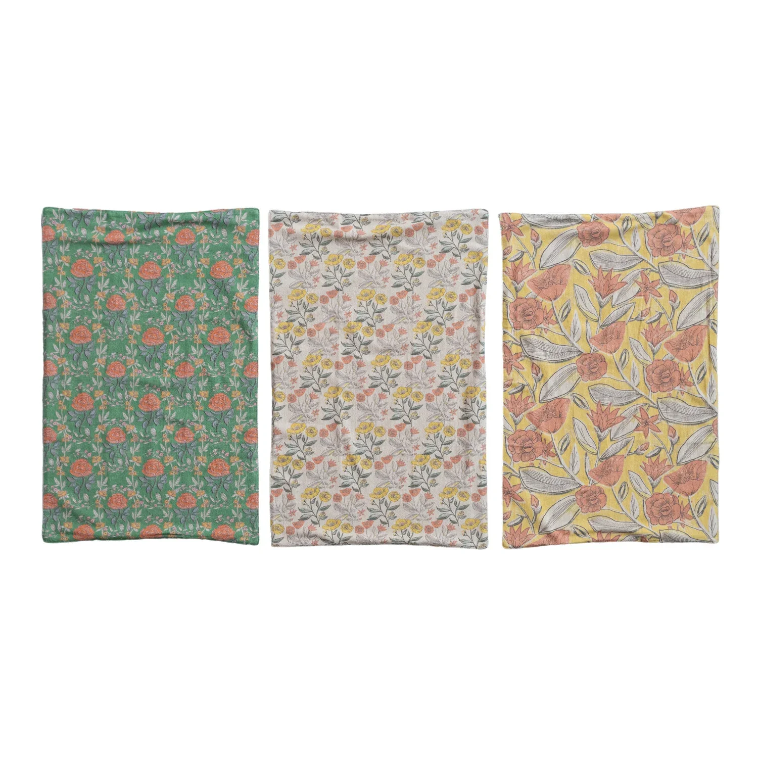 Creative Co-op - Cotton Printed Tea Towels with Terry Back - Image 2