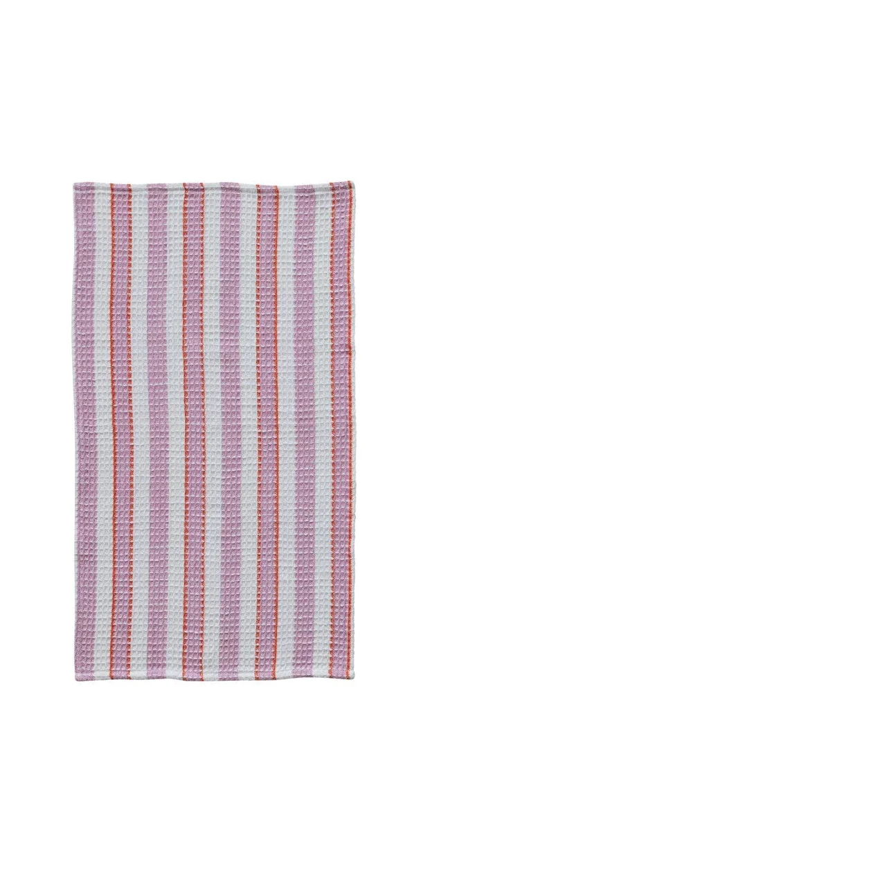 Creative Co-op - Striped Waffle Weave Tea Towel - Image 2