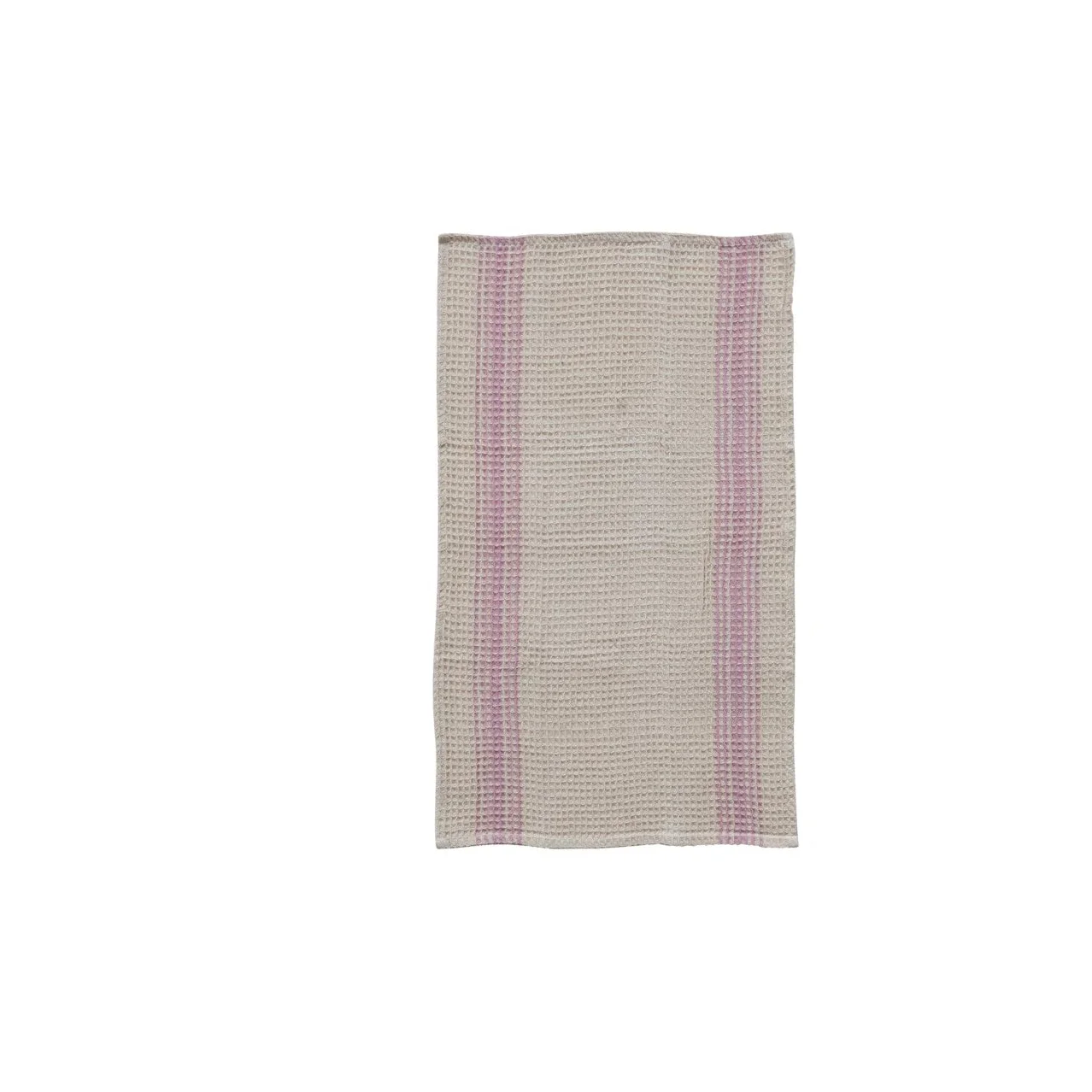 Creative Co-op - Striped Waffle Weave Tea Towel - Image 3